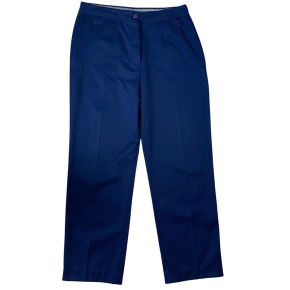 Tail Vintage Women’s Classic Golf Pants, Navy Blue, Size 6, Zip Pockets - Picture 1 of 16